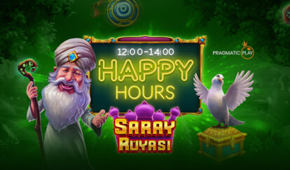ÖĞLE YEMEĞİNDE FREE SPİN VAR happy hours saray ruyasi